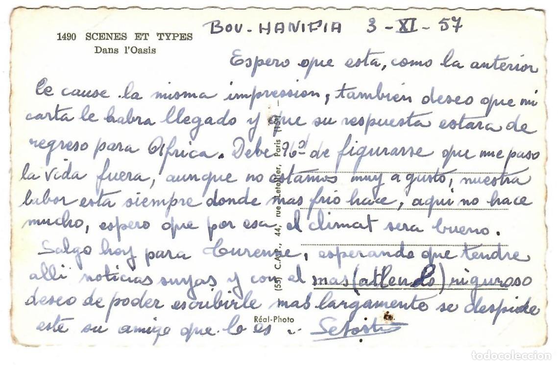 Postales: SCENES & TYPES N&ordm; 1490 DANS LOASIS / EDITION CAP - Foto 2