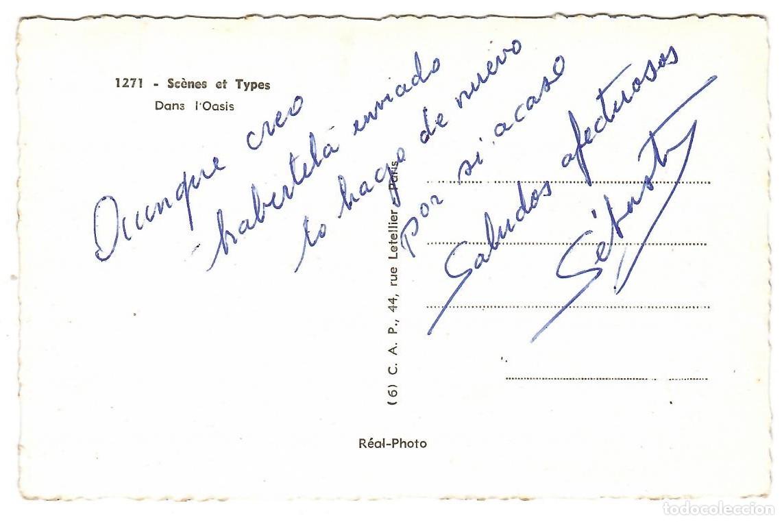 Postales: SCENES & TYPES N&ordm; 1271 DANS LOASIS / EDITION CAP - Foto 2