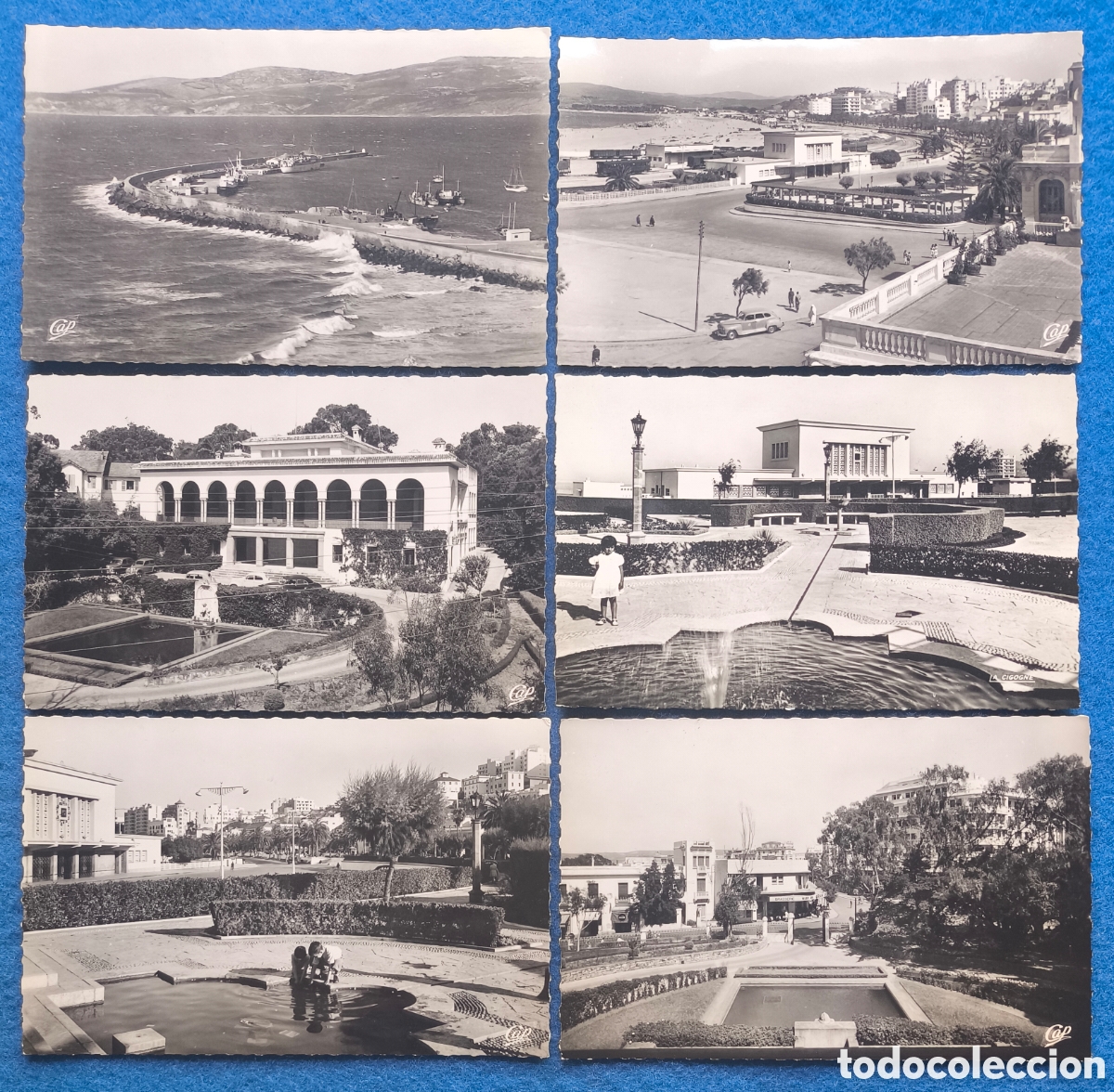 Cartoline: TANGER CARTE POSTALE POSTAL FOTOGR&Aacute;FICA LOTE 6 ED. LA CIGOGNE CASTELL&Oacute;N C. 1950