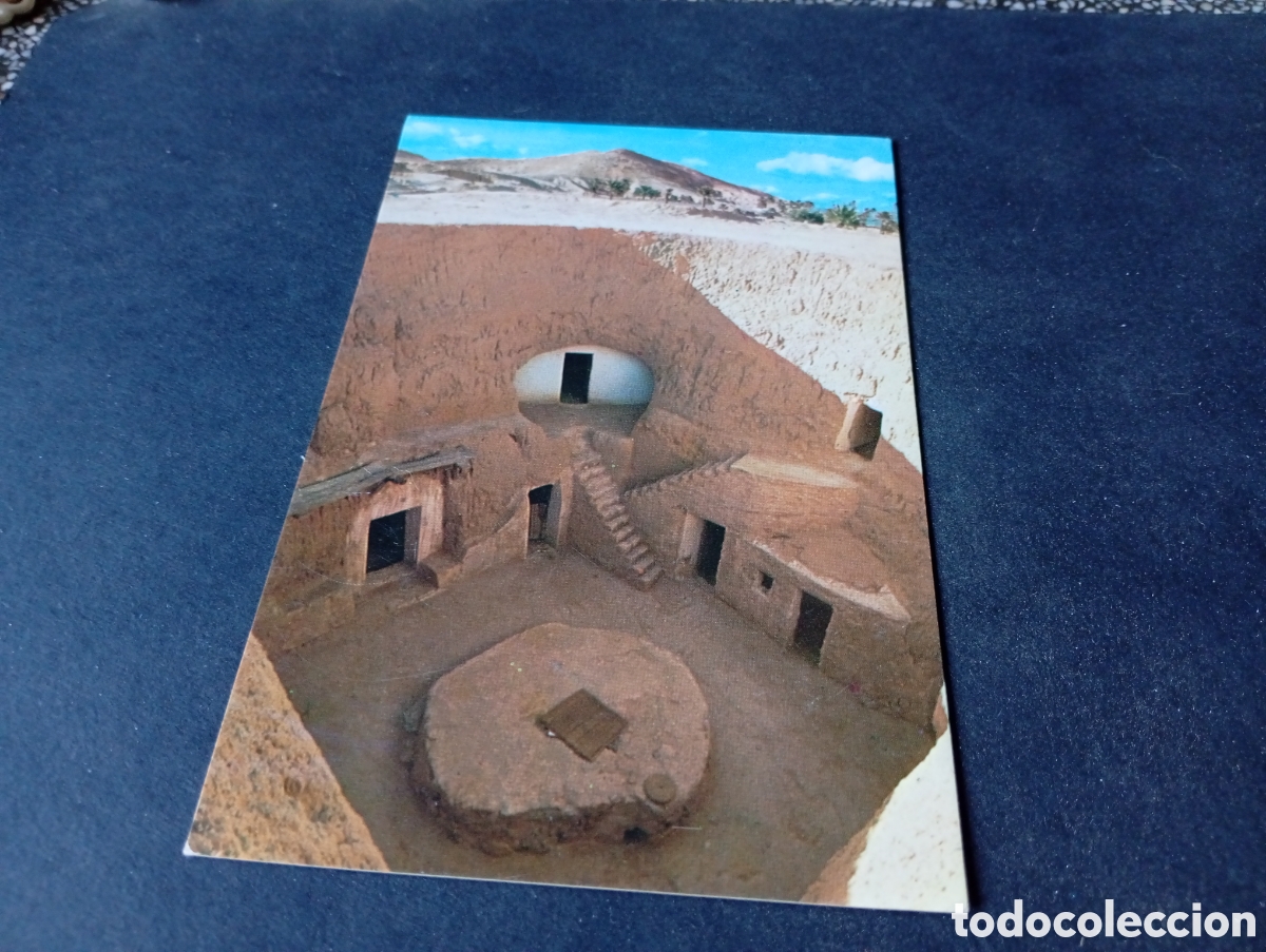 Postkarten: Postal T&uacute;nez, Matmata casas trogloditas