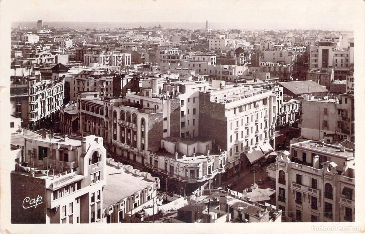 Postales: Postal Panorama de la Ciudad de Casablanca Marruecos