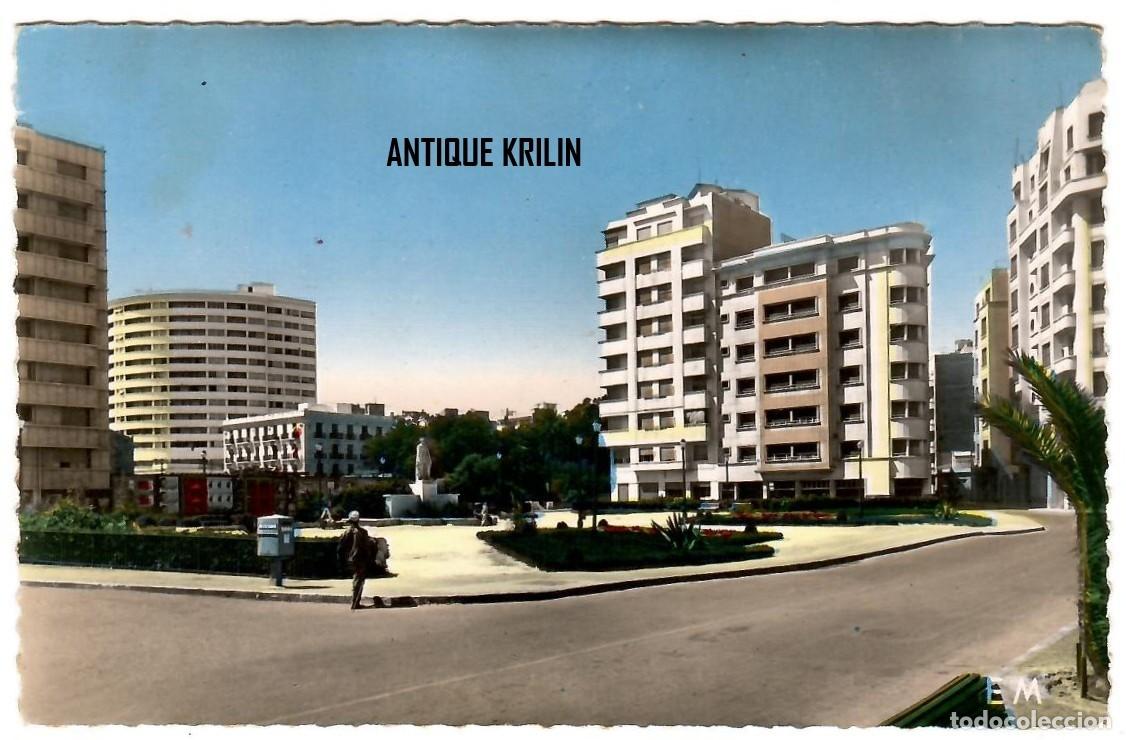 Postales: ARGELIA / ORAN N&ordm; 18 SQUARE LYAUTEY / EDITION COMBI / SIN FRANQUEAR PERO ESCRITA