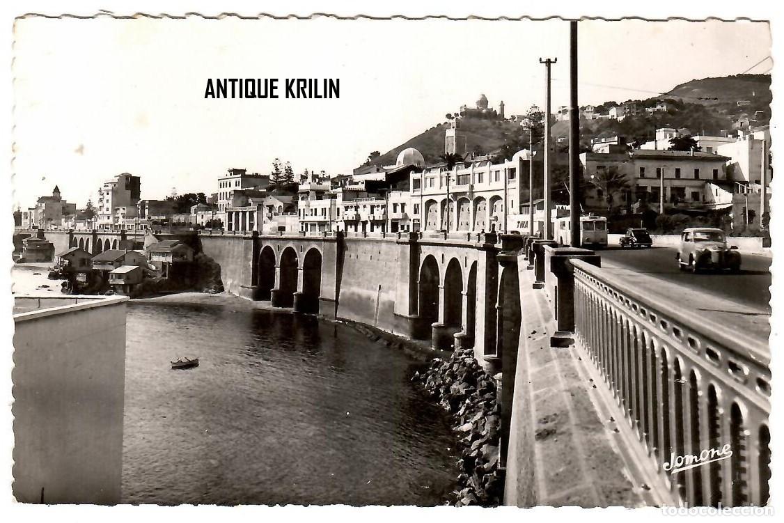 Postales: ARGELIA / ALGER N&ordm; 52 LE BOULEVAR PITOLET / EDITION JOMONE / SIN FRANQUEAR PERO ESCRITA