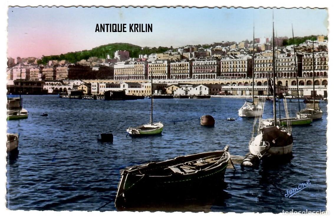 Postales: ARGELIA / ALGER N&ordm; 61 BOULEVAR DE LA REPUBLIQUE / EDITION JOMONE / SIN FRANQUEAR PERO ESCRITA