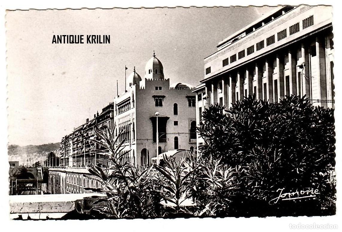 Postales: ARGELIA / ALGER N&ordm; 214 NOUVELLE MAIRIE PREFECTURE/ EDITION JOMONE / SIN FRANQUEAR PERO ESCRITA