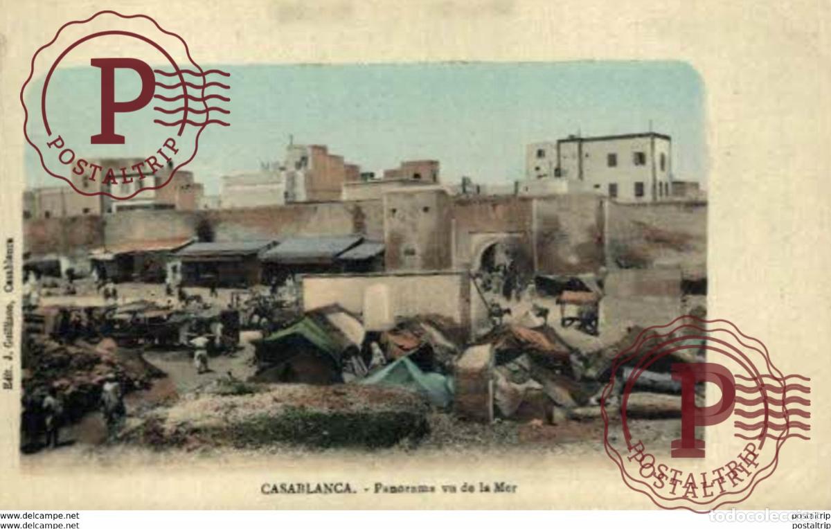 Postales: MARRUECOS MOROCCO. CASABLANCA PANORAMA VU DE LA MER