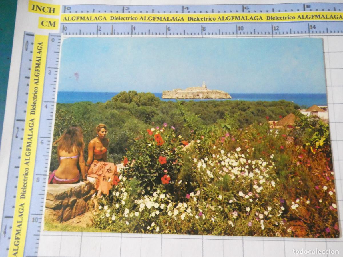Postales: POSTAL DE MARRUECOS. ESPA&Ntilde;A. PE&Ntilde;&Oacute;N ALHUCEMAS ISLA NEKOR. MUJERES BIKINI. 761