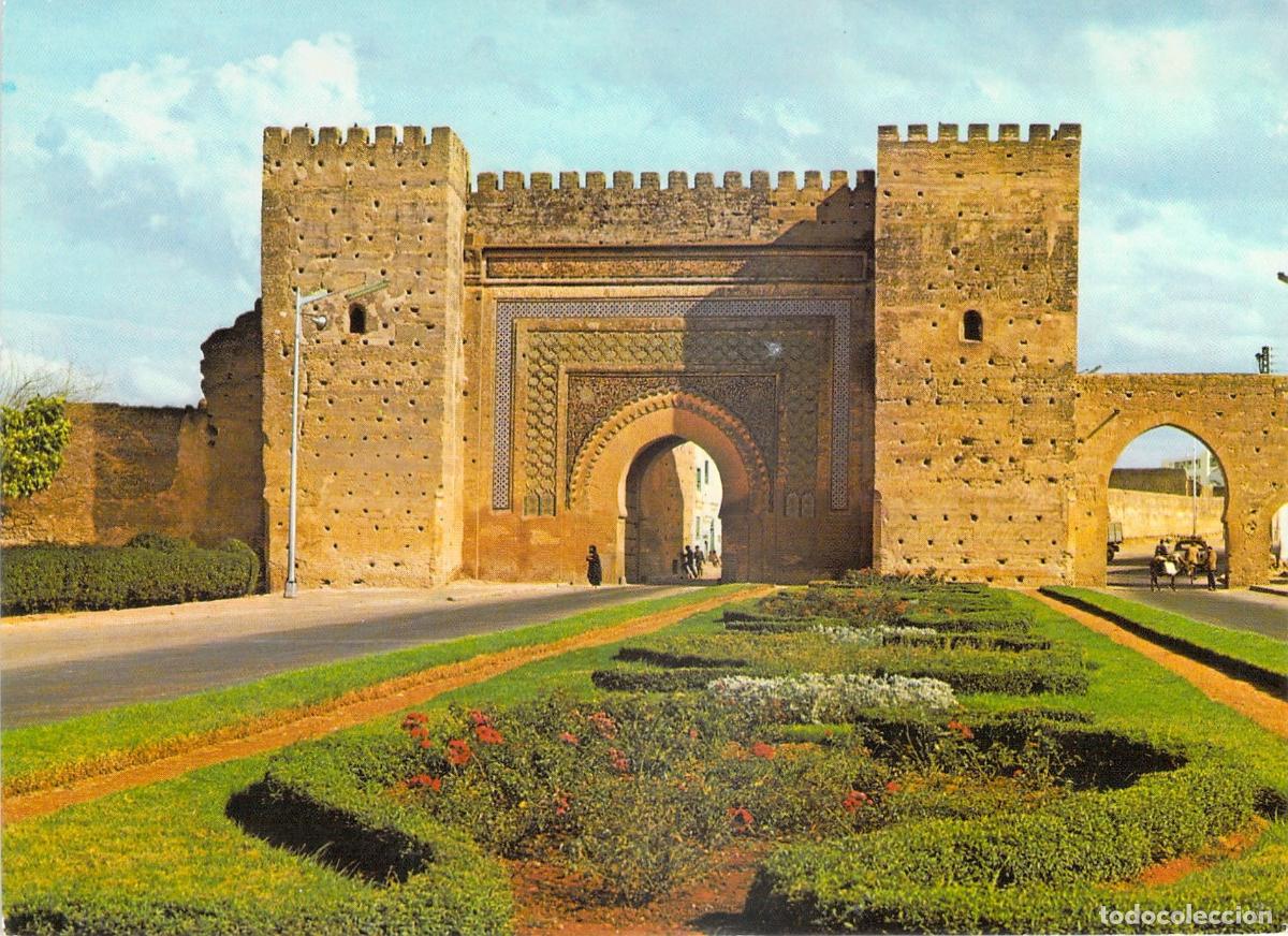 Postcards: Postal Tur&iacute;stica de la Puerta Bab Lakhmis en Mekn&egrave;s, Marruecos