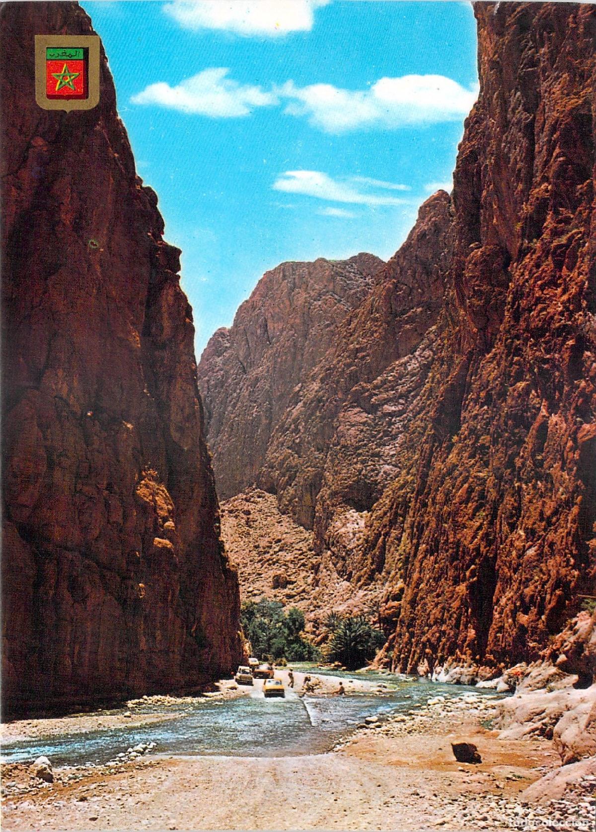 Postales: Postal de las Gargantas del Todra, Tinerhir, Marruecos