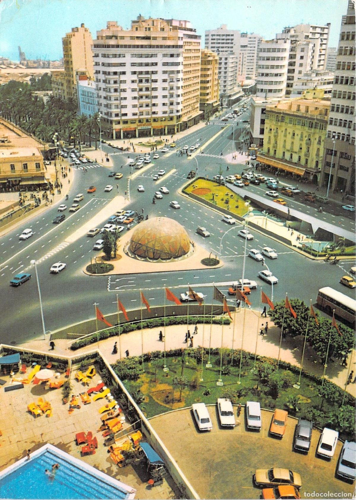 Postales: Postal de la Plaza Mohammed V en Casablanca Marruecos