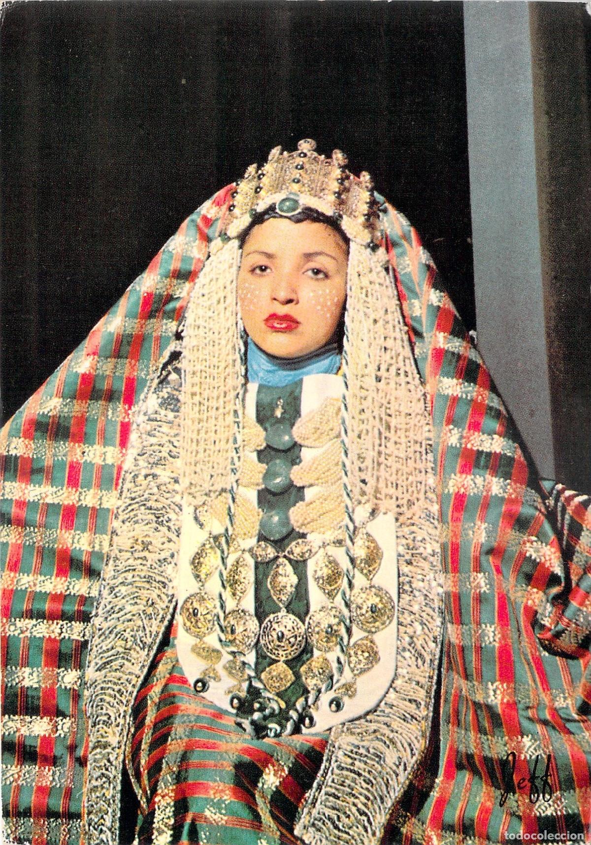 Cartes Postales: Postal de Novia Tradicional de Fez, Marruecos