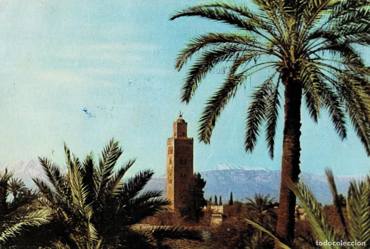 Postales: POSTAL DE MARRUECOS. LA KOUTOUBIA Y EL ATLAS. P-AFyMA-769