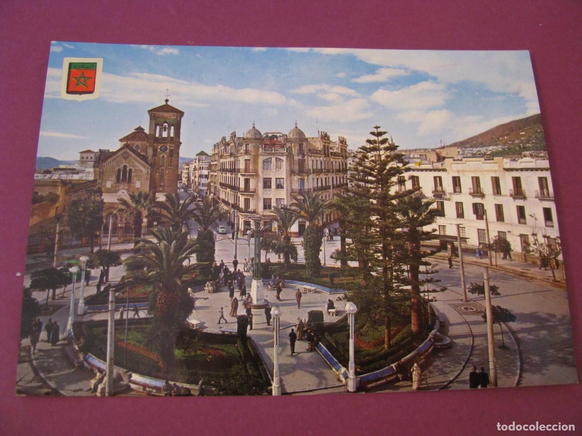 Postales: POSTAL DE TETUAN. PLAZA MULEY EL MEHDI. ESCUDO DE ORO. ESCRITA