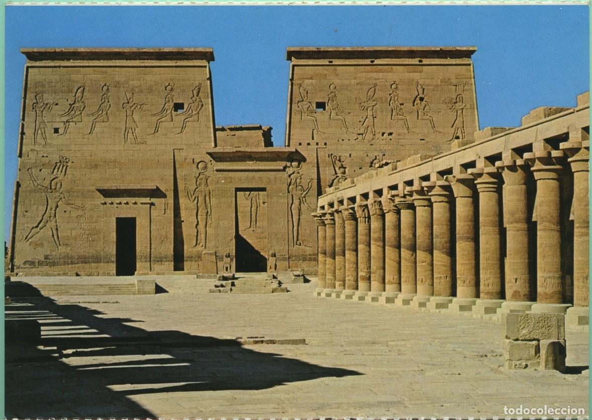 Postales: N&ordm; A 4-ASSUAN. Egypt. Philae Tempel. Sin circular. ED. AL AHRAM