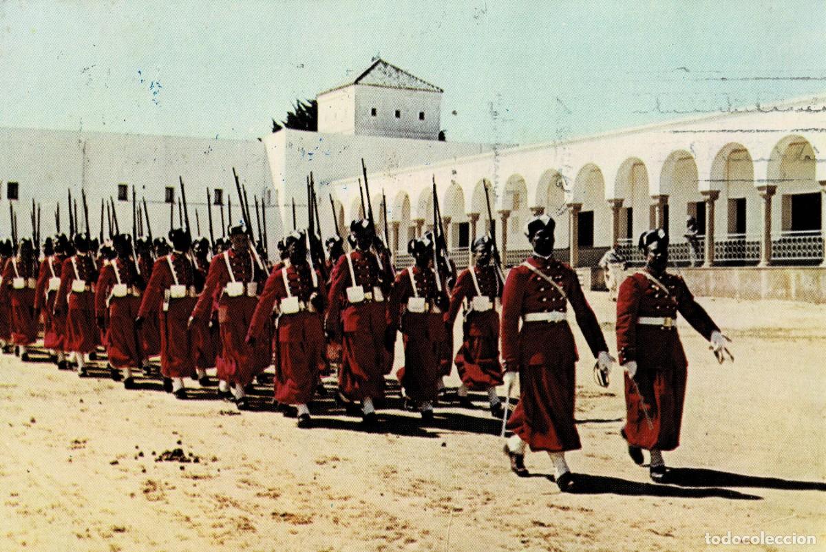 Postales: POSTAL DE MARRUECOS. RABAT INFANTERIA DE LA GUARDIA NEGRA. P-AFyMA-886