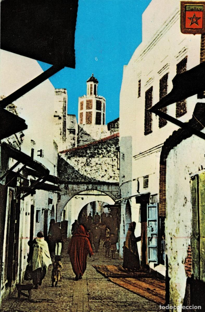 Cartes Postales: POSTAL DE MARRUECOS. TETUAN LA CALLE SIDI ALI RAISULI. P-AFyMA-945