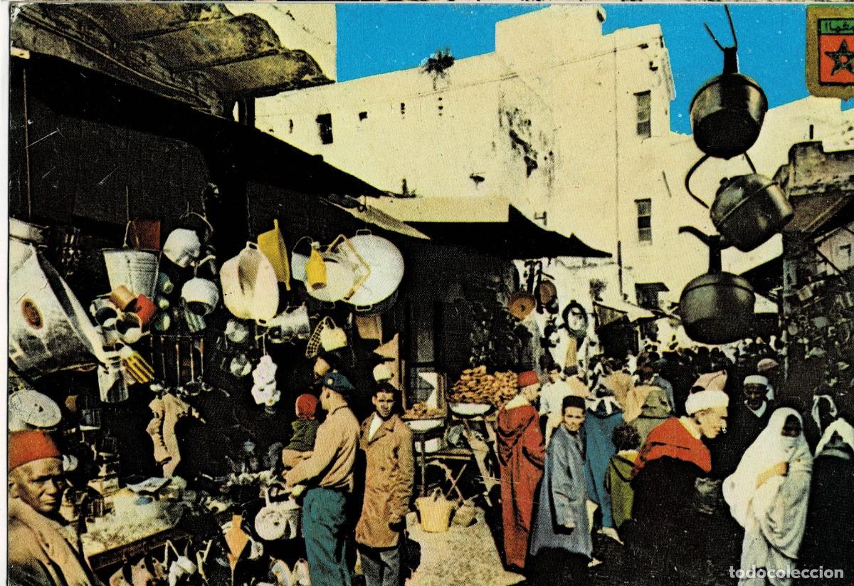 Cartes Postales: POSTAL DE MARRUECOS. TETUAN LA CALLE TRANKATS. P-AFyMA-947