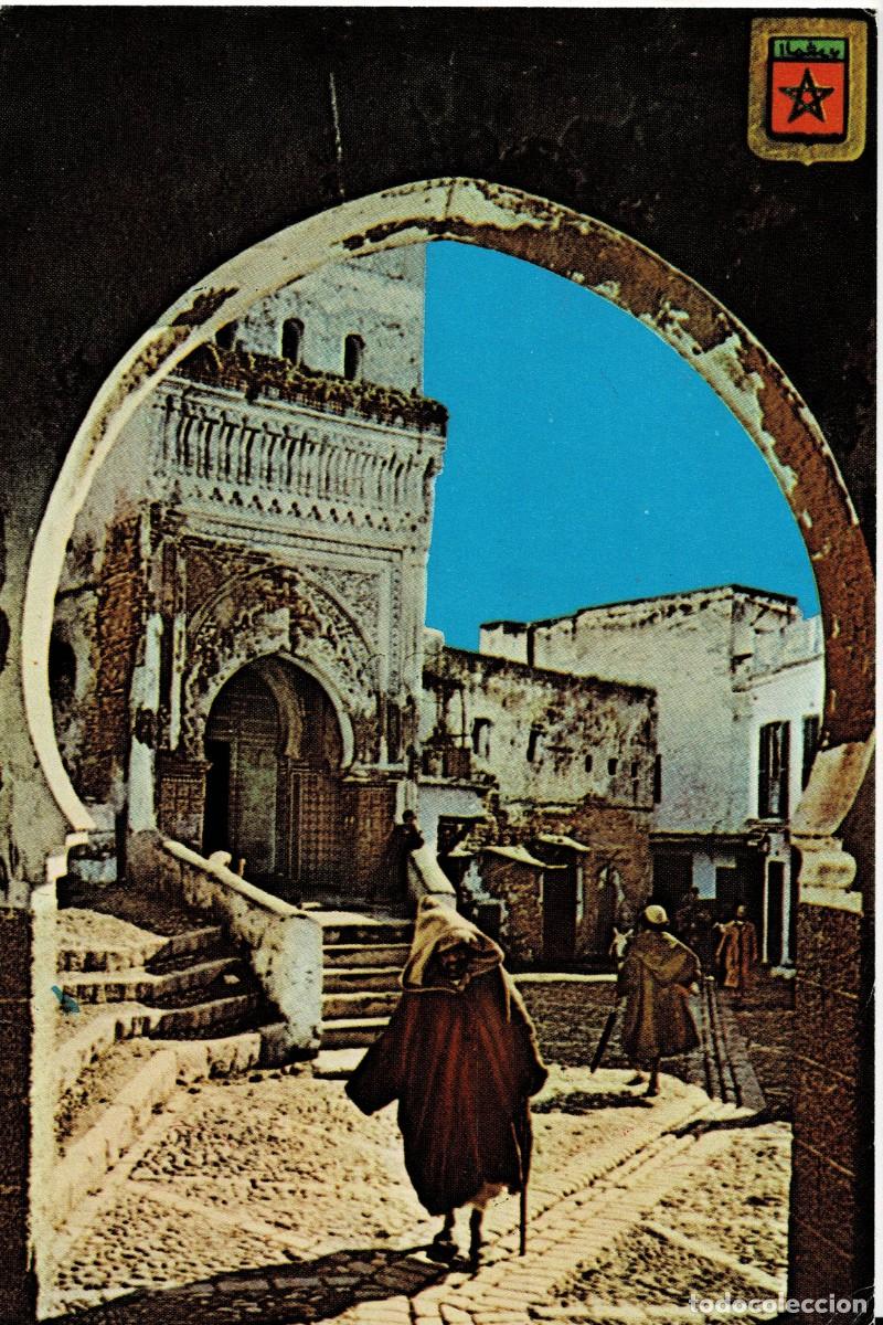 Postcards: POSTAL DE MARRUECOS. TETUAN CALLE JARRAK Y PUERTA DEL CEMENTERIO. P-AFyMA-948
