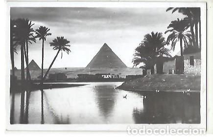 Postales: ANTIGUA POSTAL EGIPTO PIRAMIDES