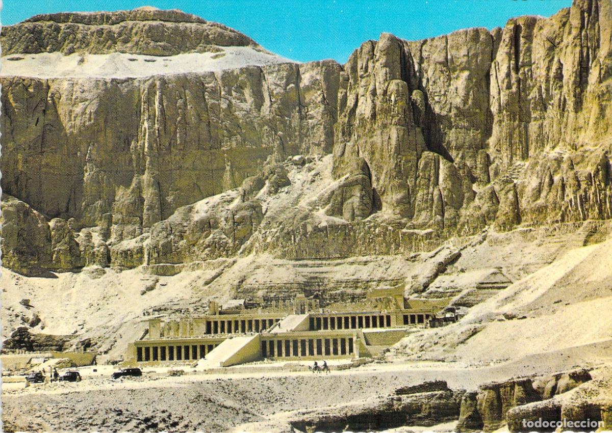 Postales: Postal del Templo de Hatshepsut en Deir el-Bahari, Luxor, Egipto