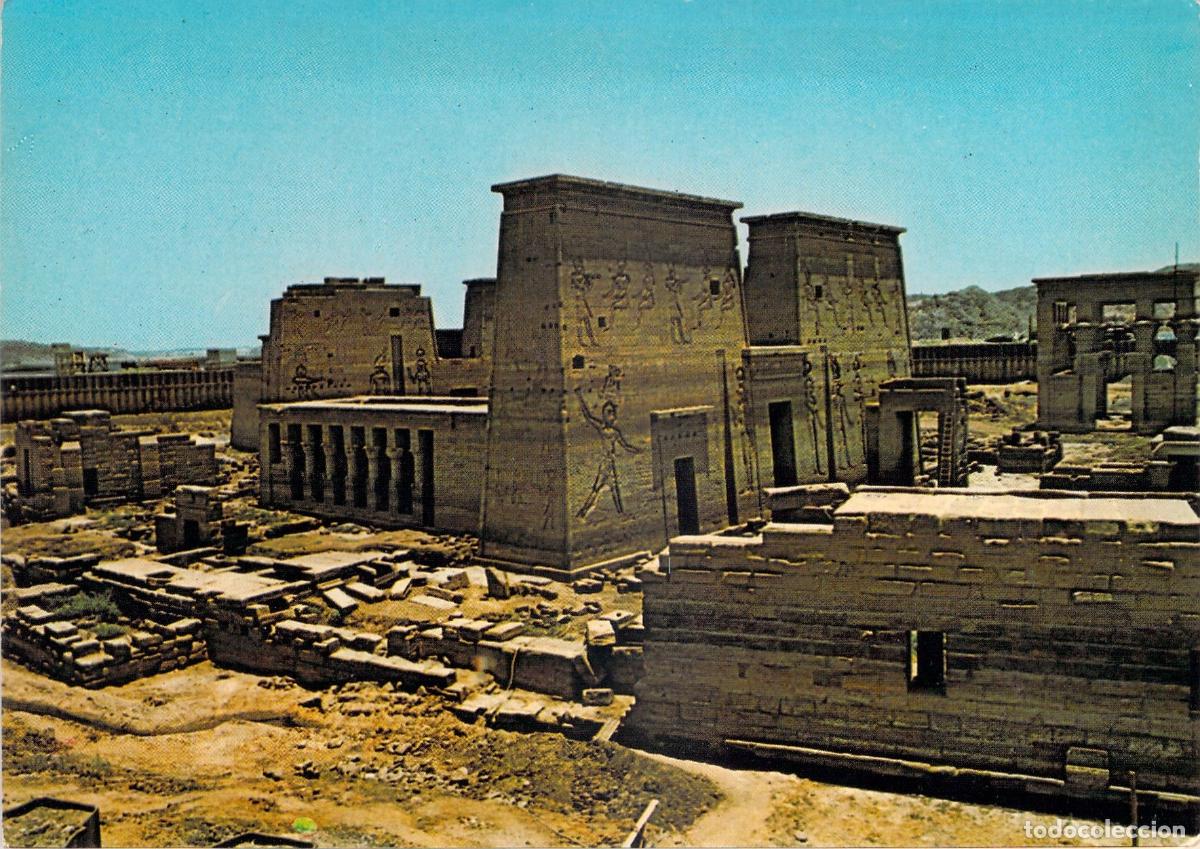 Postales: Postal del Templo de Isis en Philae, Aswan, Egipto