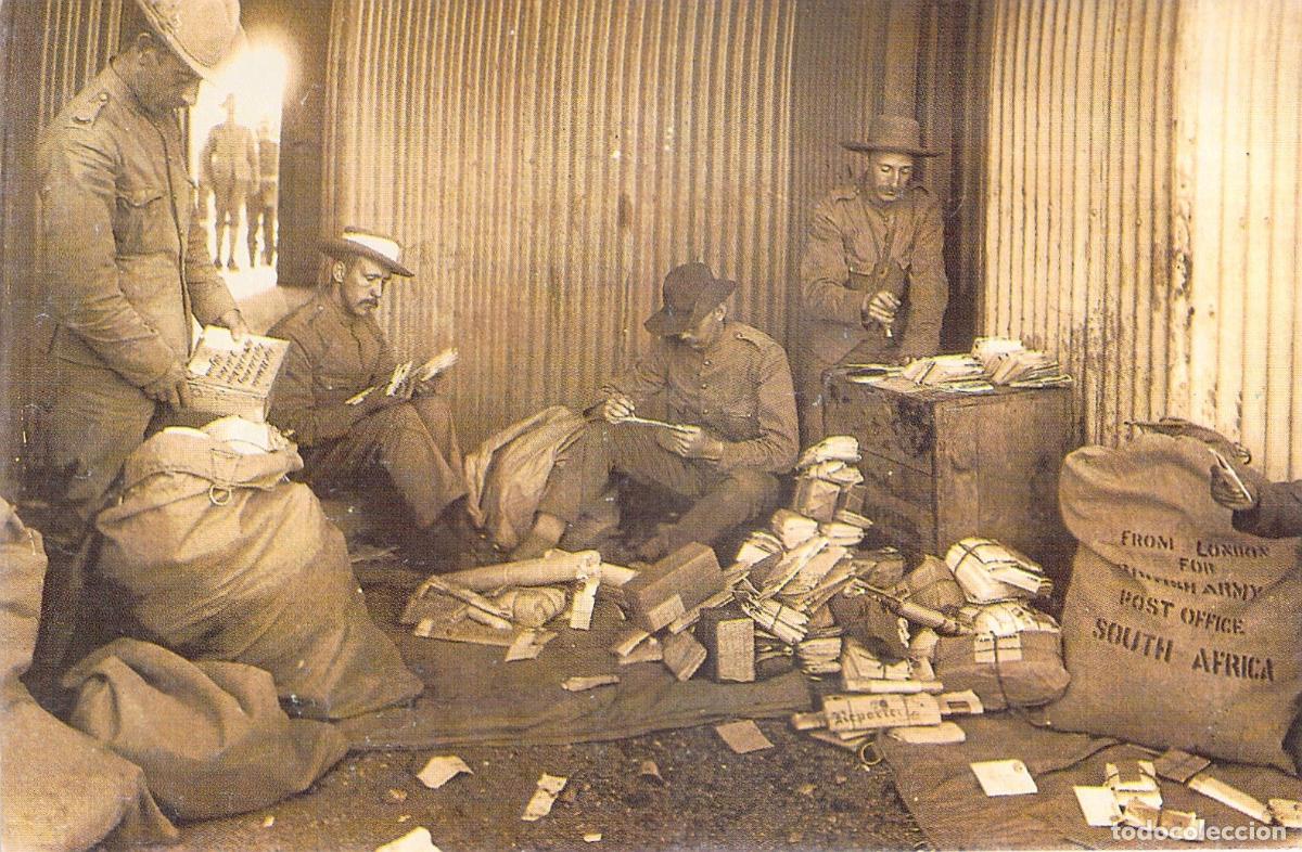 Postales: Postal de la Guerra de los B&oacute;eres Correo de Navidad de Tropas Brit&aacute;nicas