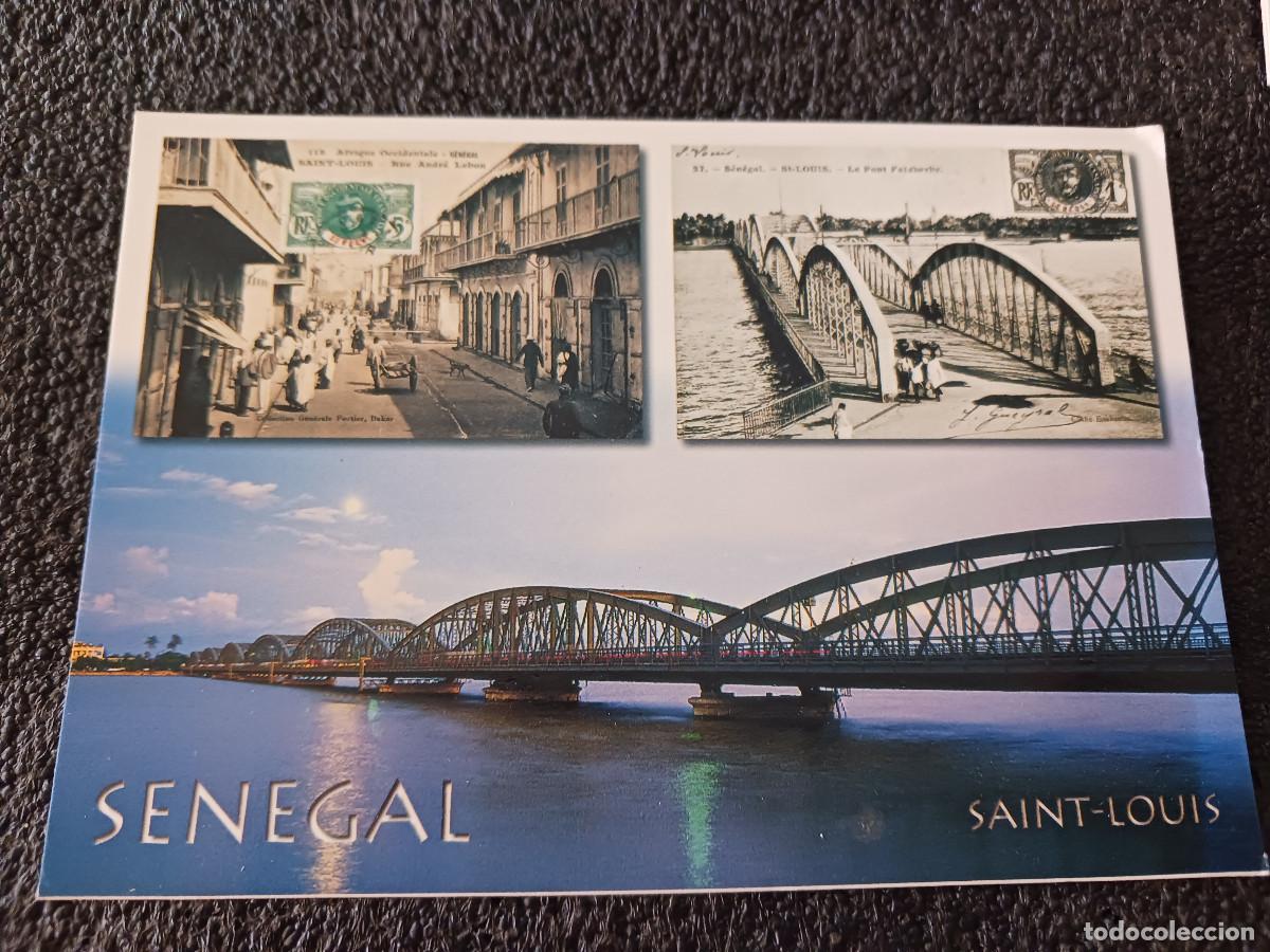 Postales: 4 senegal, saint louis, passe et present, photo laurent 1975