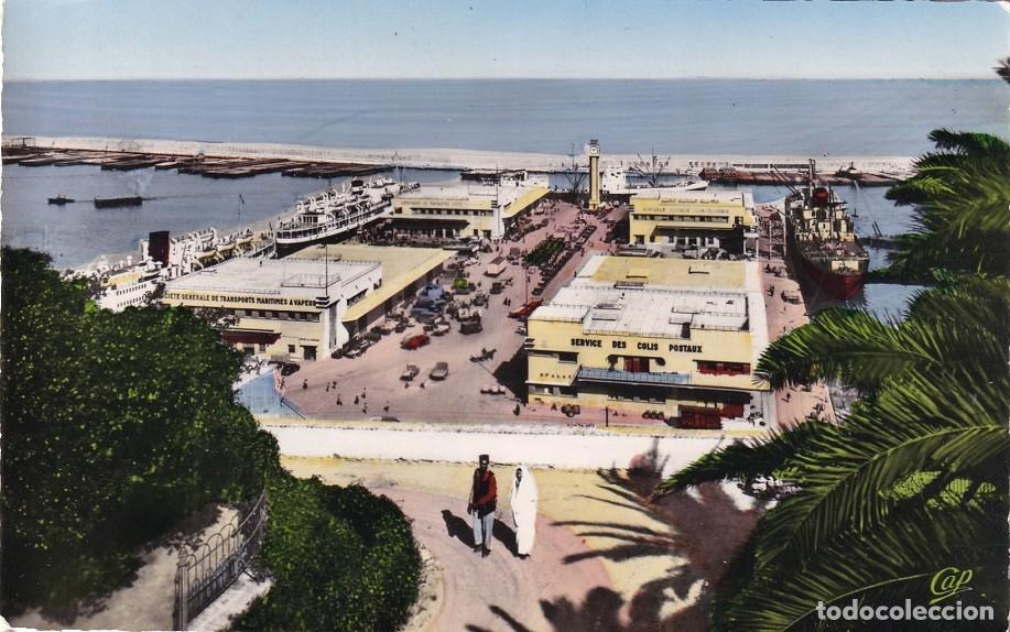 Postales: 288 Oran - La Gare maritime le Pr&eacute;sident Cazalet - Sidi-Bel-Abb&egrave;s - Colmar