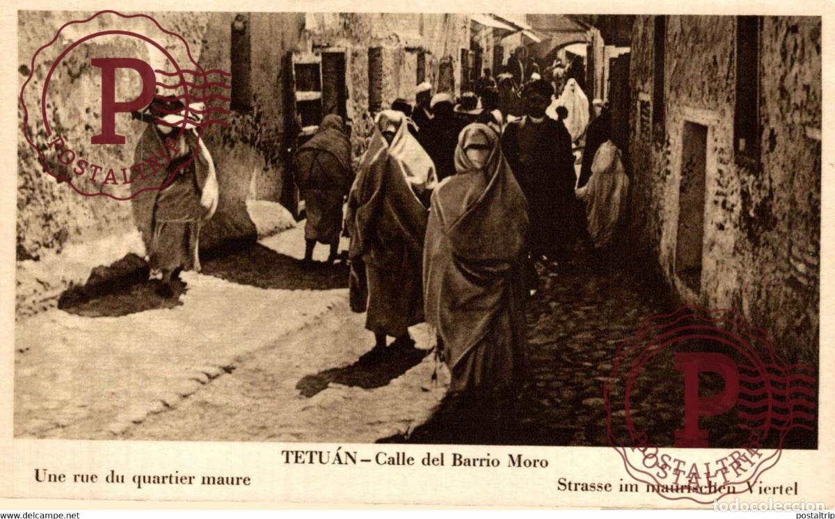 Cartes Postales: TETUAN CALLE DEL BARRIO MORO MARUECOS MAROC