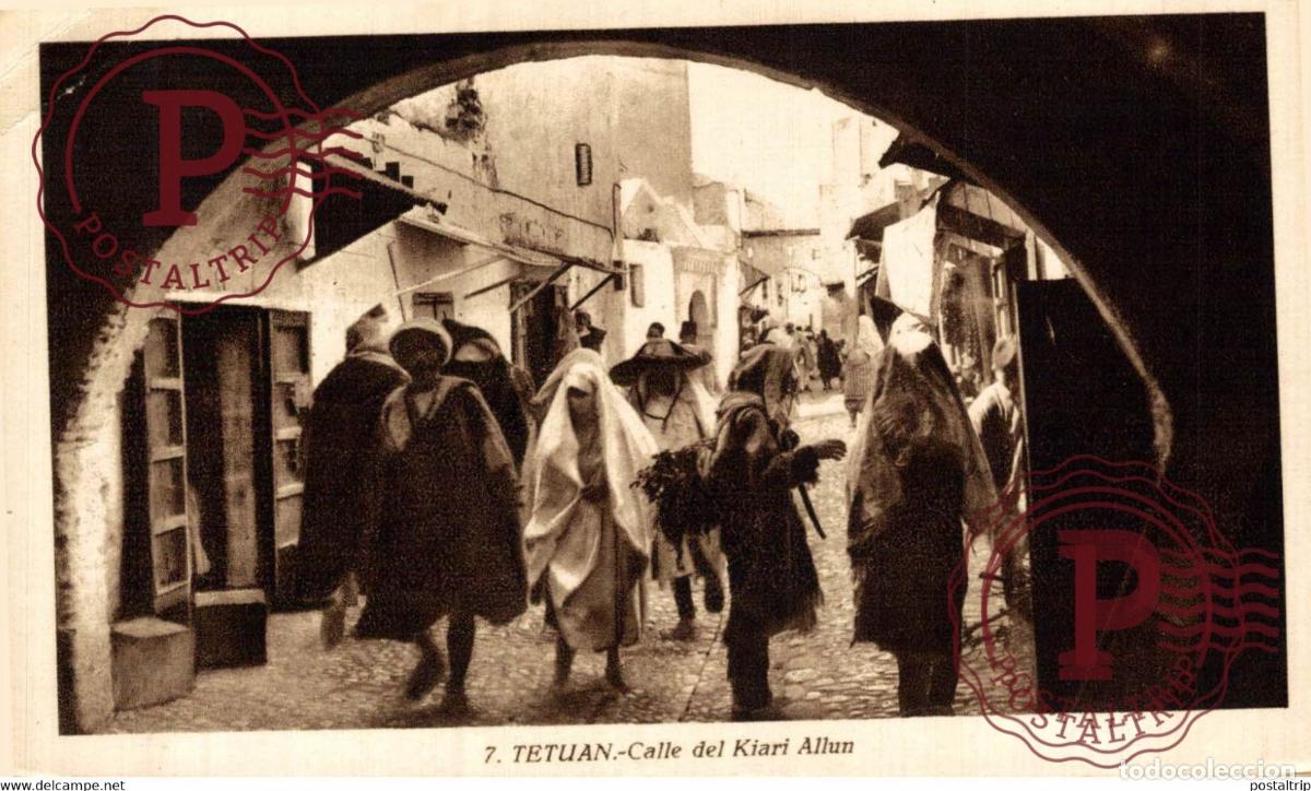 Cartes Postales: TETUAN CALLE DEL KIARI ALLUN MARUECOS MAROC
