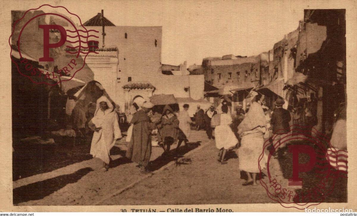 Cartes Postales: TETUAN CALLE DEL BARRIO MORO MARUECOS MAROC