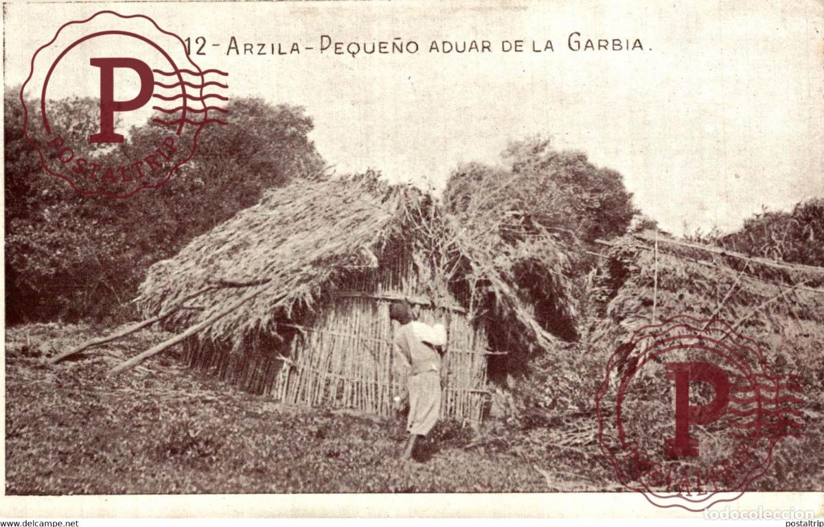 Cartes Postales: ARZILA.- PEQUE&Ntilde;O ADUAR DE LA GARBIA MARUECOS MAROC