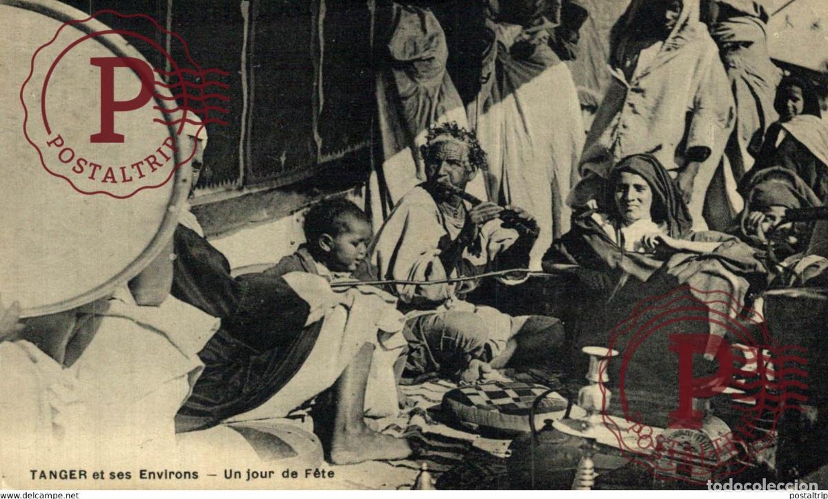 Cartes Postales: TANGER UN JOUR DE FETE MARUECOS MAROC