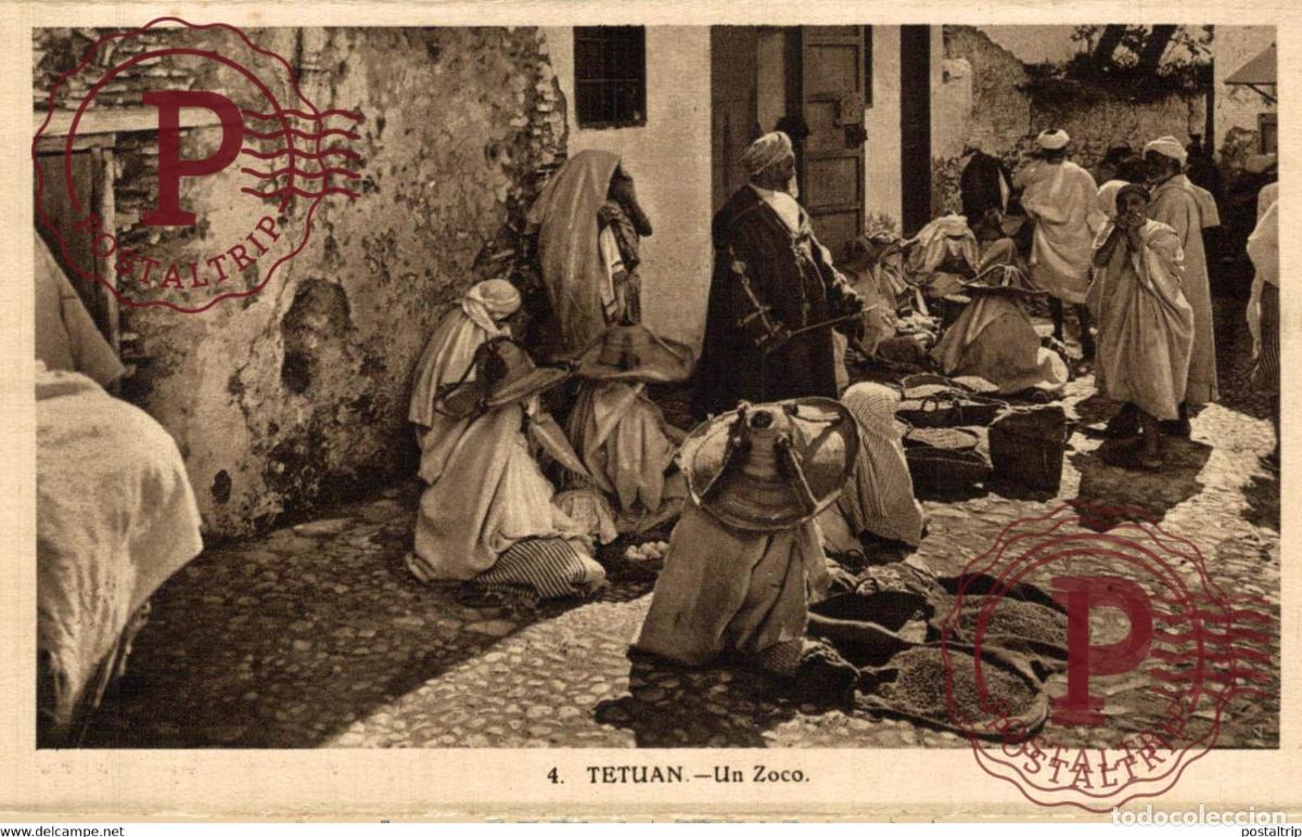 Cartes Postales: TETUAN UN ZOCO L ROISIN MARUECOS MAROC