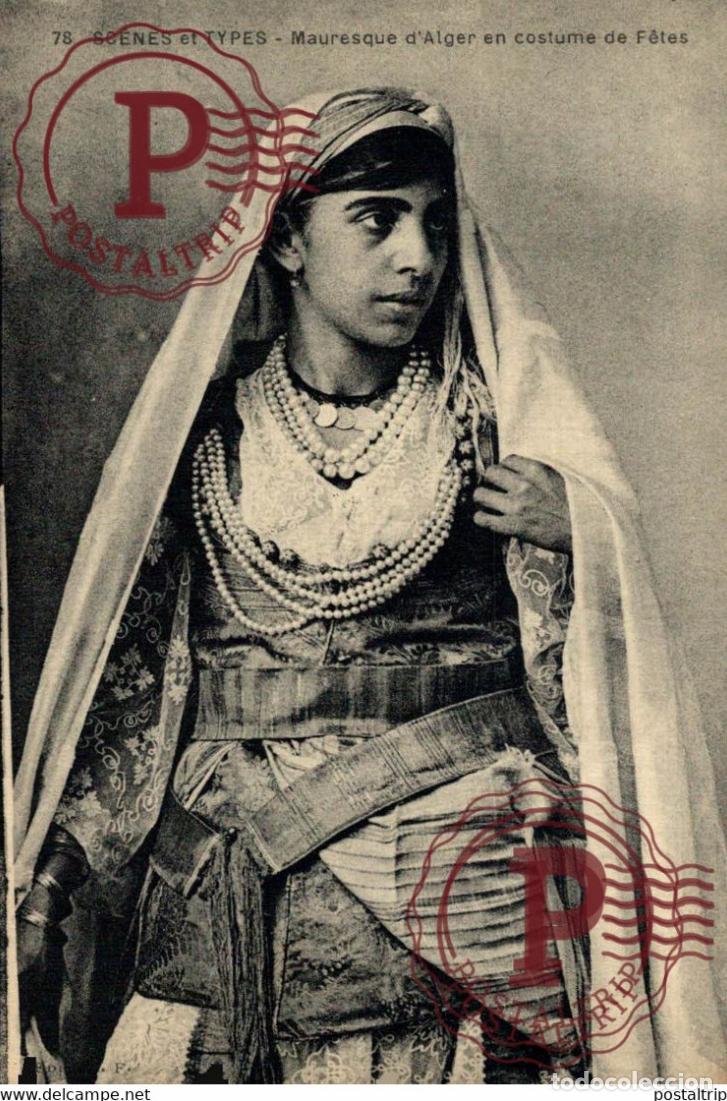 Postales: MAURESQUE DALGER EN COSTUME DE FETES MAROCCO MARRUECOS MAROC