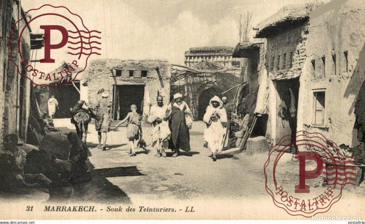 Cartes Postales: MARRAKECH SOUK DES TEINTURIERS MAROCCO MARRUECOS MAROC