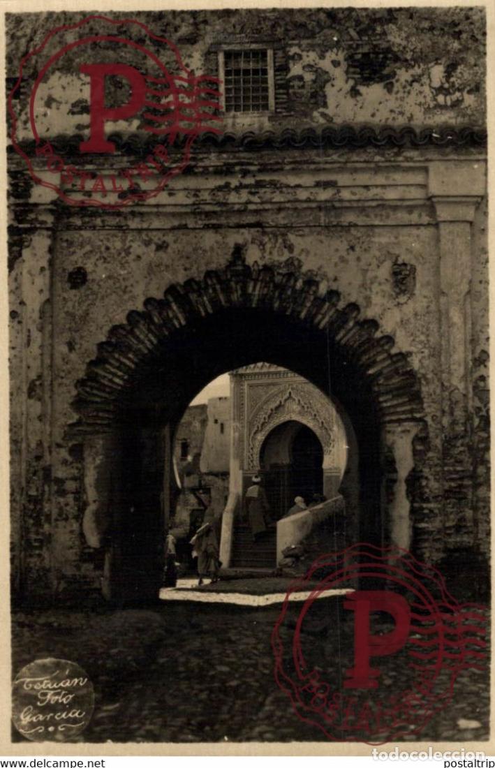 Cartes Postales: CARTE PHOTO TETUAN FOTO GARCIA POTECTAD ESPA&Ntilde;OL A BADAJOZ 1923 Protectorado MAROC MARRUECOS