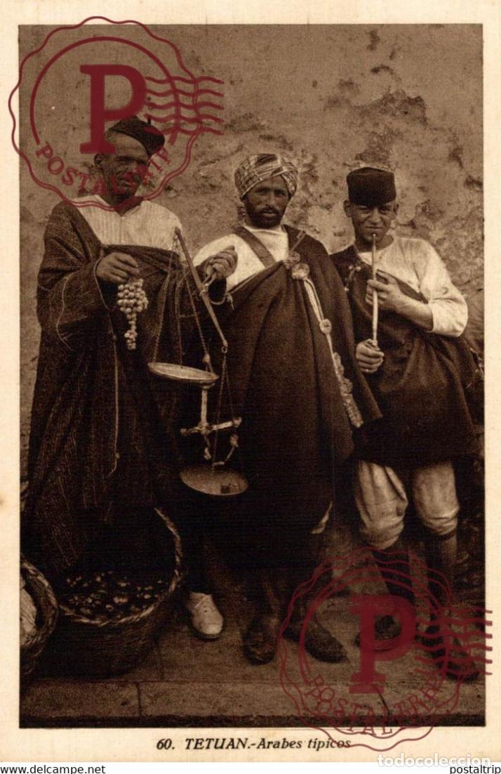 Cartes Postales: TETUAN ARABES TIPICOS L ROISIN ESPA&Ntilde;A ESPA&Ntilde;OL MAROC MARRUECOS