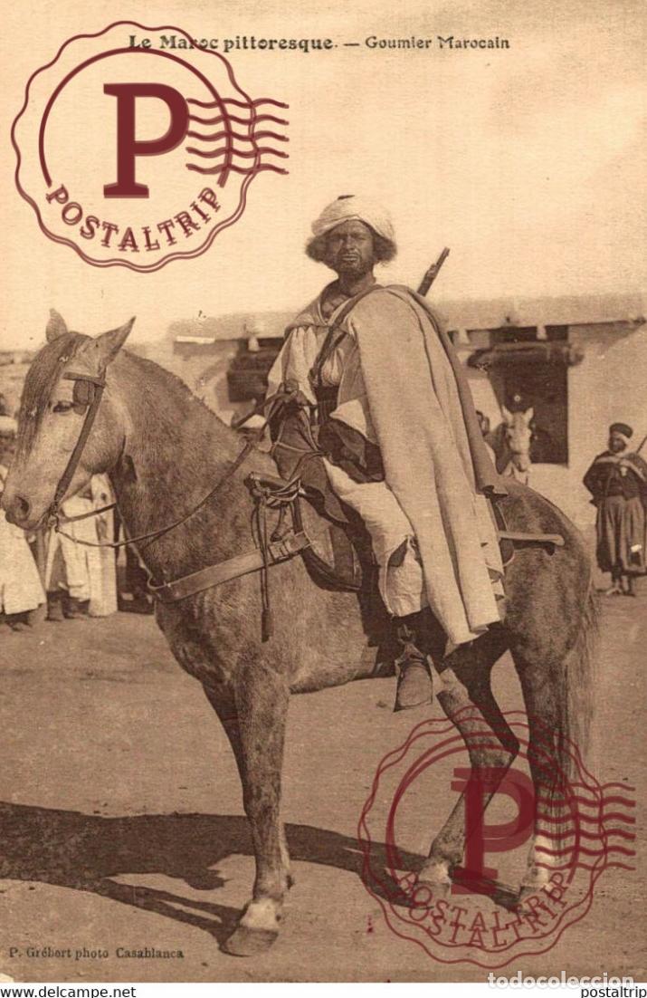 Cartes Postales: GOUMIER MAROCAIN GUERRE MILITAIRE MAROC MARRUECOS