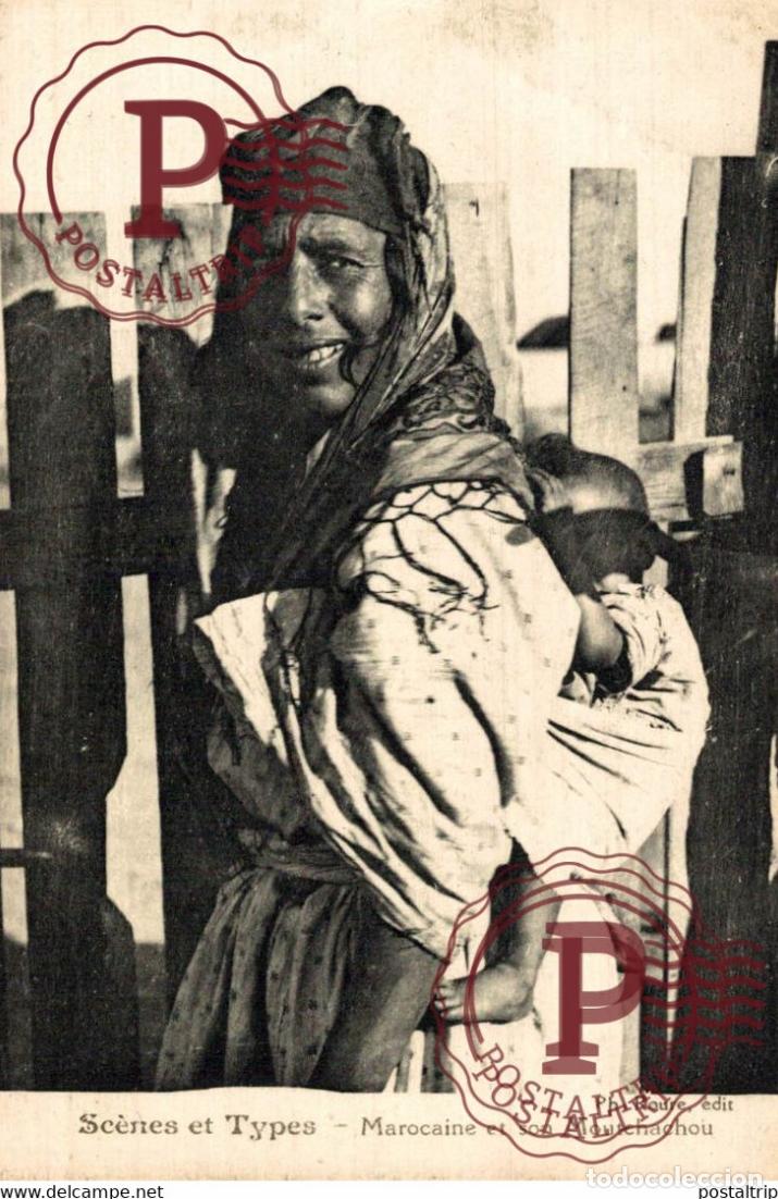 Cartes Postales: MAROCAINE ET SON MOUTCHACHOU MAURESQUE MAROC MARRUECOS