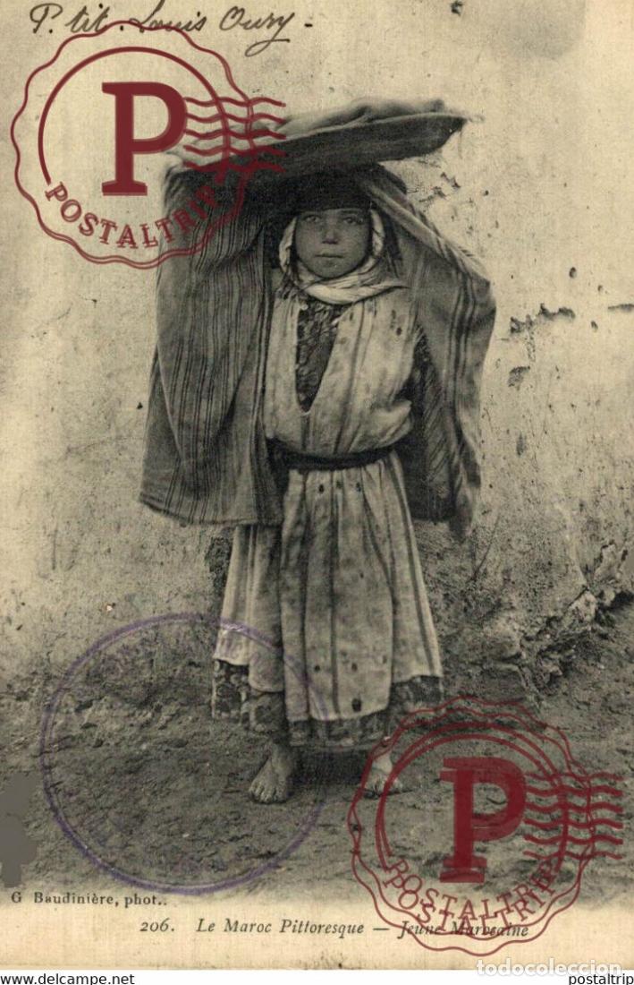 Postales: TRES RARE JEUNE MAROCAINE TROUPES DOCCUPATION DU MAROC OCCIDENTAL RABAT 1914 MAROC MARRUECOS
