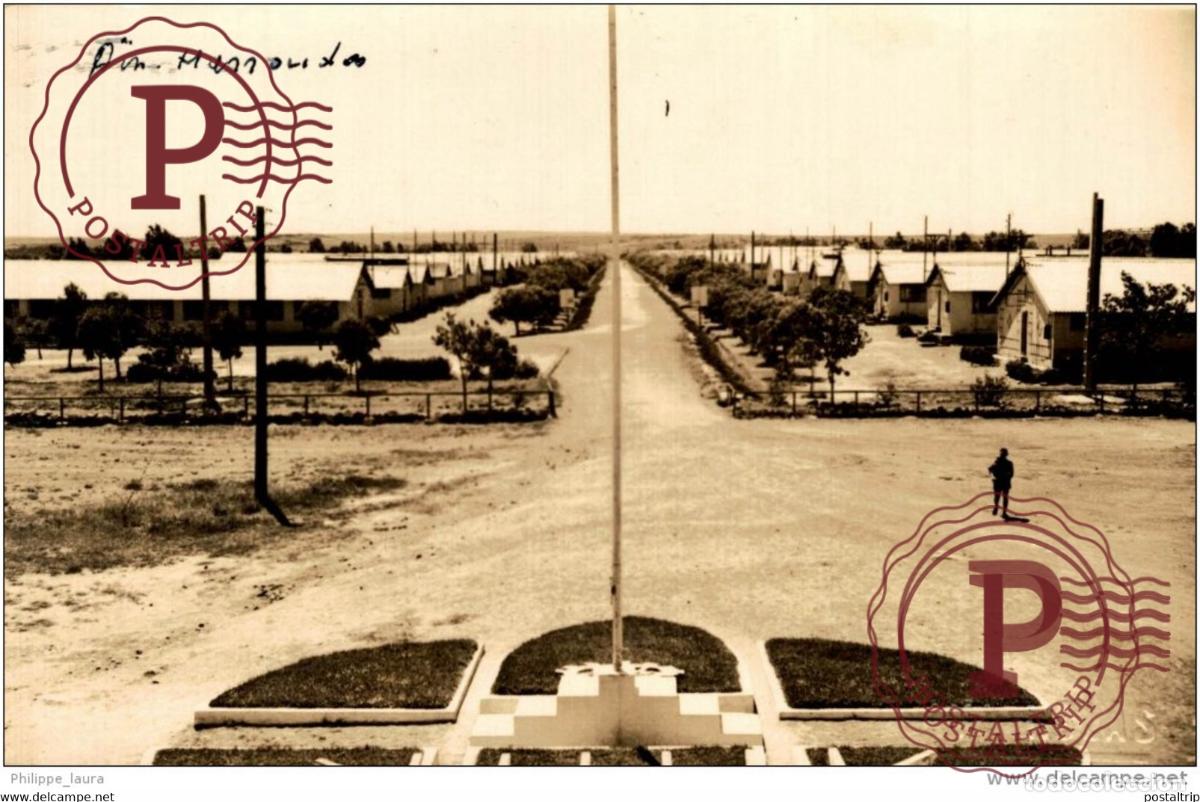 Postales: UNIQUE FOTOPOSTAL MAROC CASABLANCA - LE CAMP DA&Iuml;N HARROUD 2 SCAN