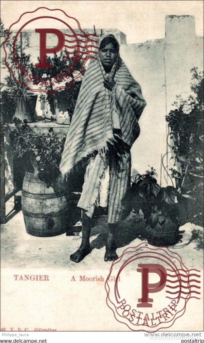 Postales: TANGIER A MOORISH GIRL