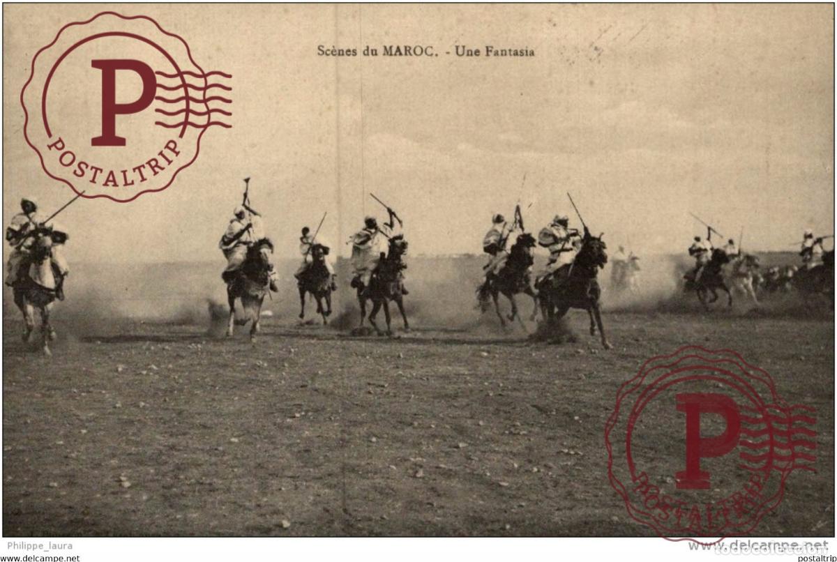 Cartes Postales: SCENES DU MAROC. UNE FANTASIA