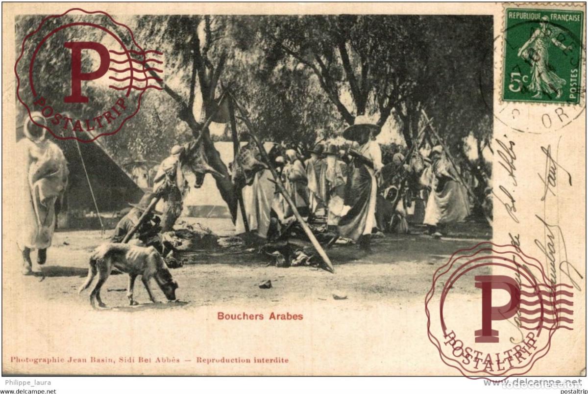 Postales: CPA UNIQUE Bouchers arabes