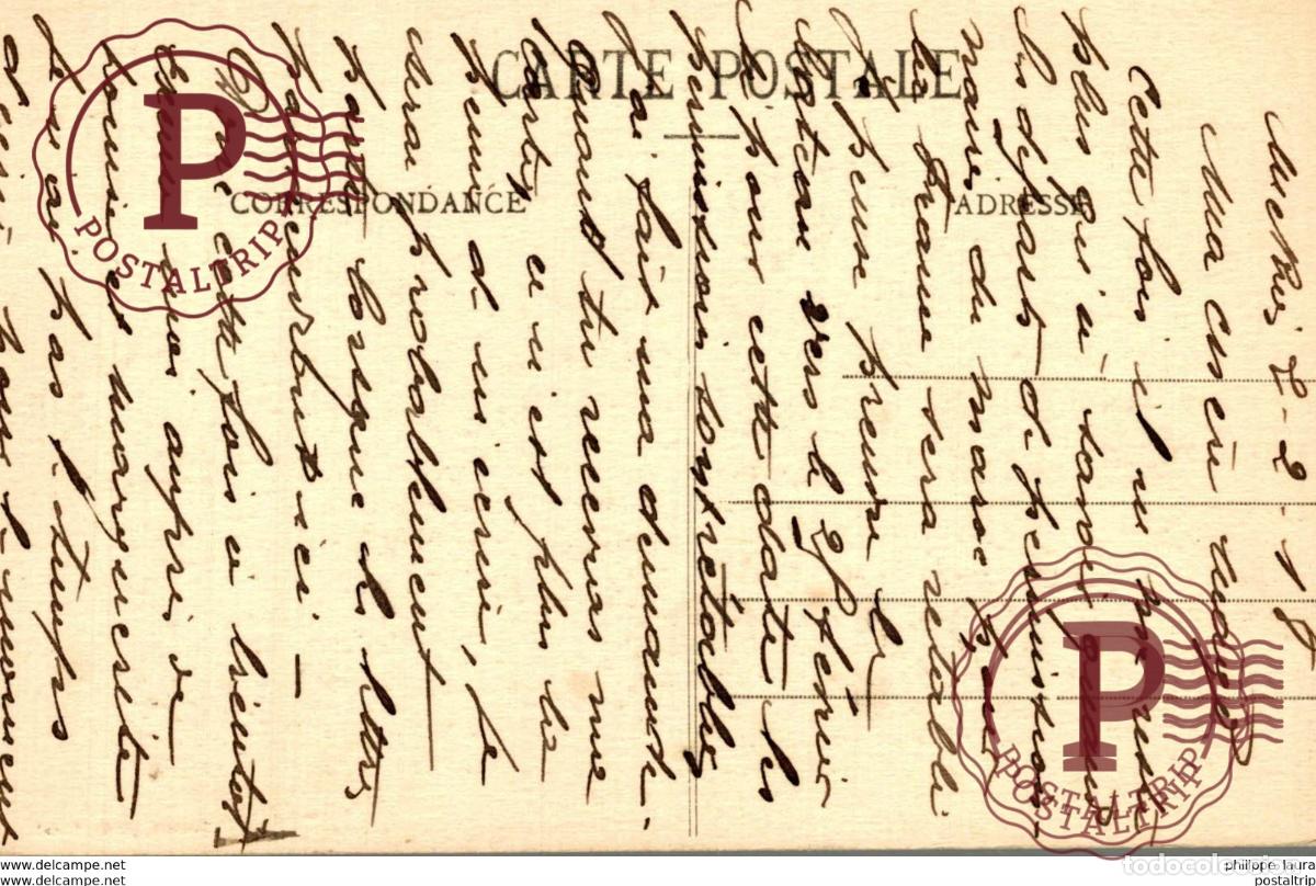 Postales: UNIQUE MEKNES AUSTRUCHES EN LIBERTE 1918 - Foto 2