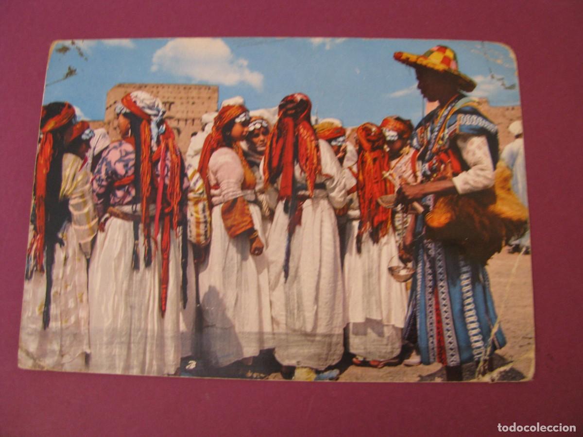 Postales: POSTAL DE MARRUECOS. MUJERES CON TRAJES VENDEDOR DE AGUA. ESCRITA