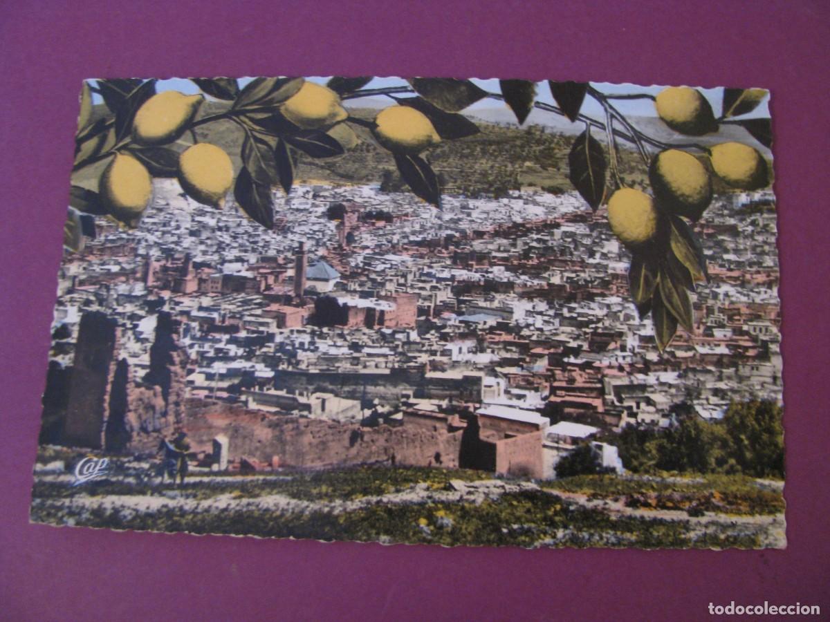 Postales: POSTAL DE MARRUECOS. FES. VUE PANORAMIQUE DE LA MEDINA. CIRCULADA