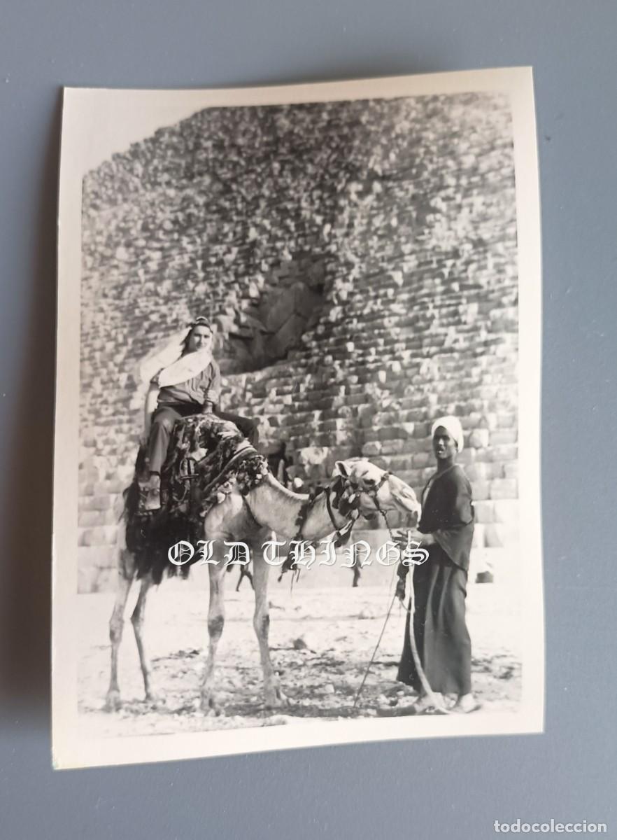 Postales: FOTOGRAFIA DE EL CAIRO, EGIPTO, EGYPT, PIRAMIDES, A&Ntilde;OS 50, MIDE 10,5 X 7,5 CMS.
