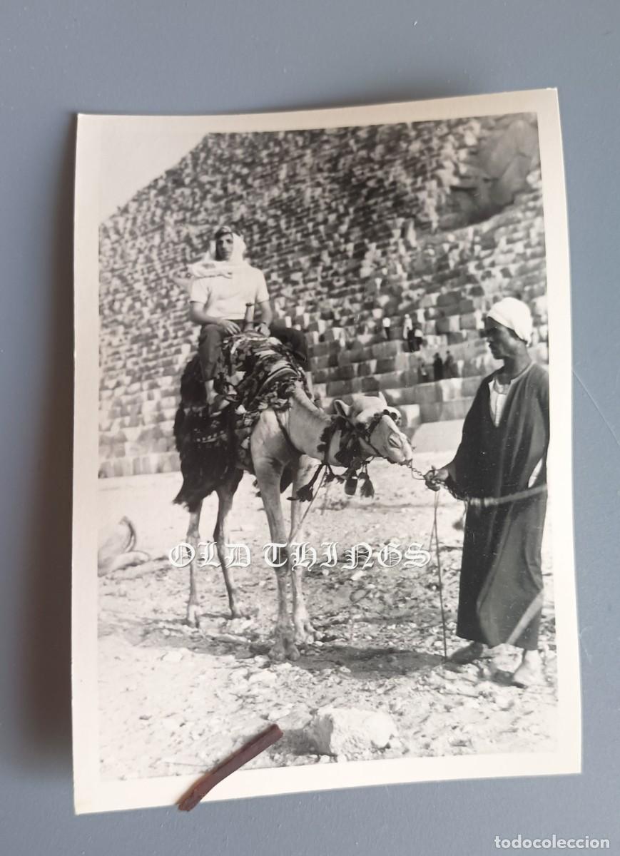 Postales: FOTOGRAFIA DE EL CAIRO, EGIPTO, EGYPT, PIRAMIDES, A&Ntilde;OS 50, MIDE 10,5 X 7,5 CMS.